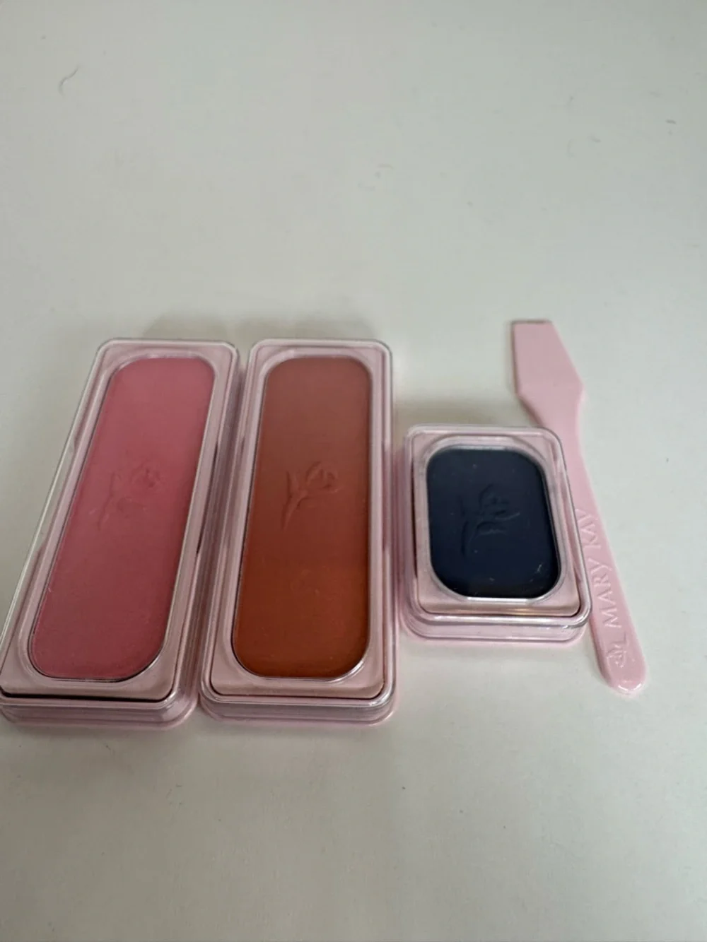 Vintage Mary Kay Perfect Cheek Blush Eyeshadow Blue Pink Lot NOS